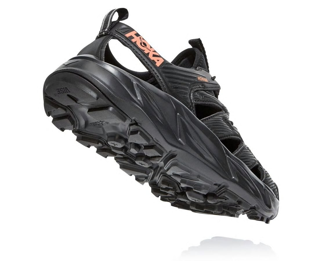 HOKA Black / Fusion Coral - Women's Hopara