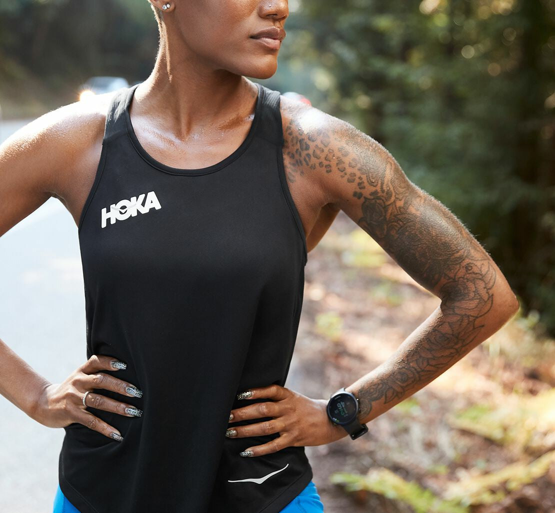 HOKA Black - Women's Performance Tank