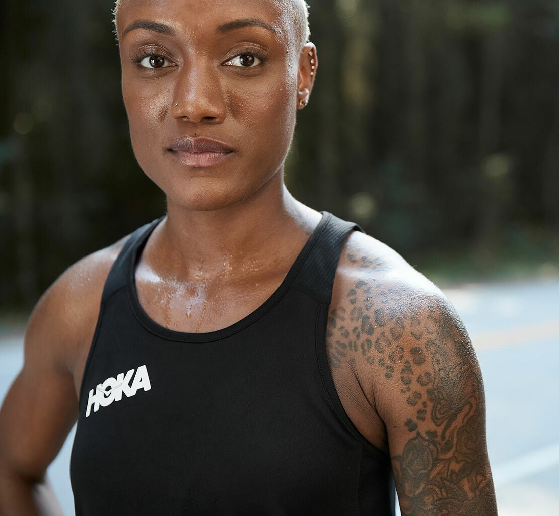 HOKA Black - Women's Performance Tank