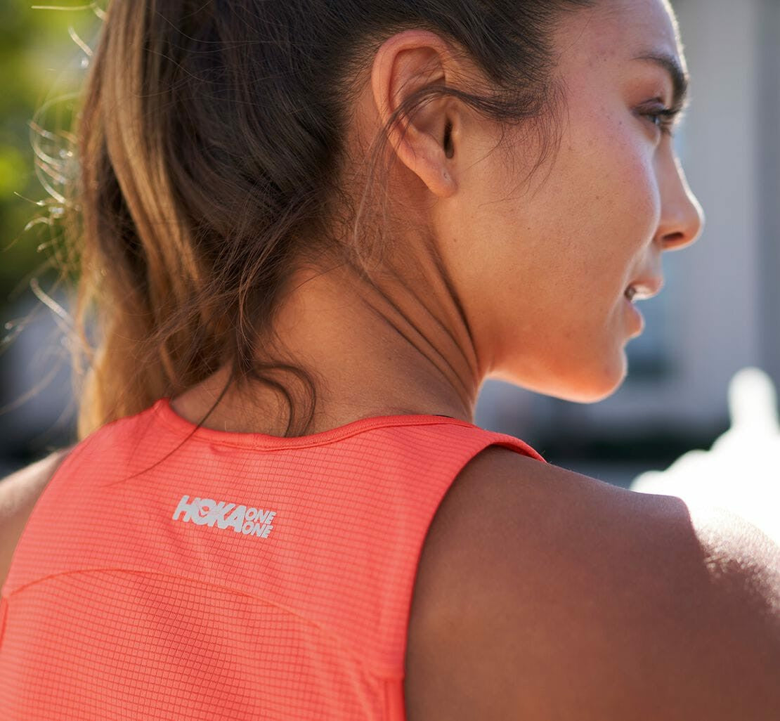HOKA Hot Coral - Women's Performance Tank