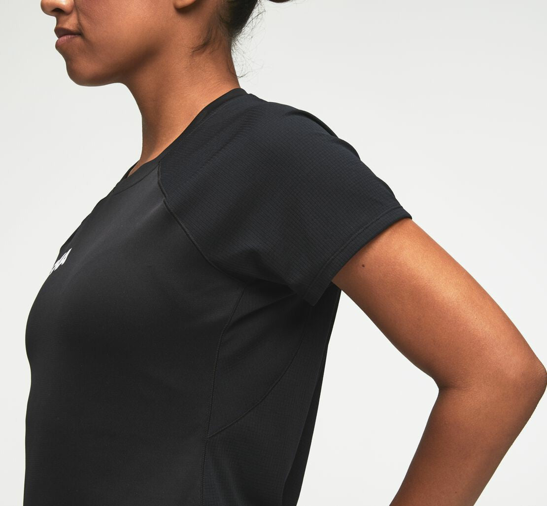HOKA Black - Women's Performance Short Sleeve