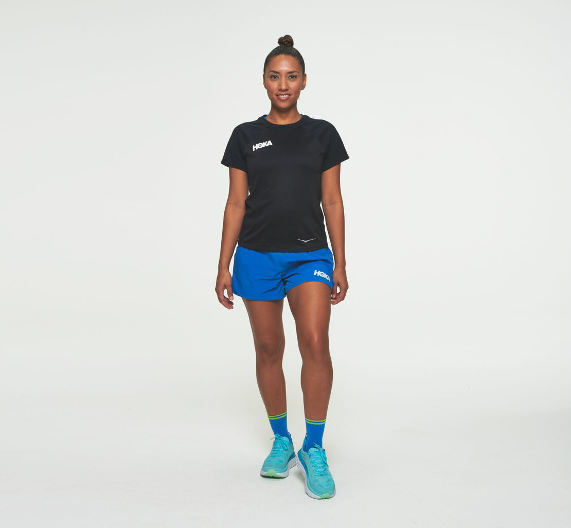 HOKA Black - Women's Performance Short Sleeve