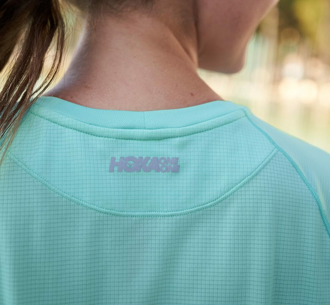 HOKA Blue Tint - Women's Performance Short Sleeve
