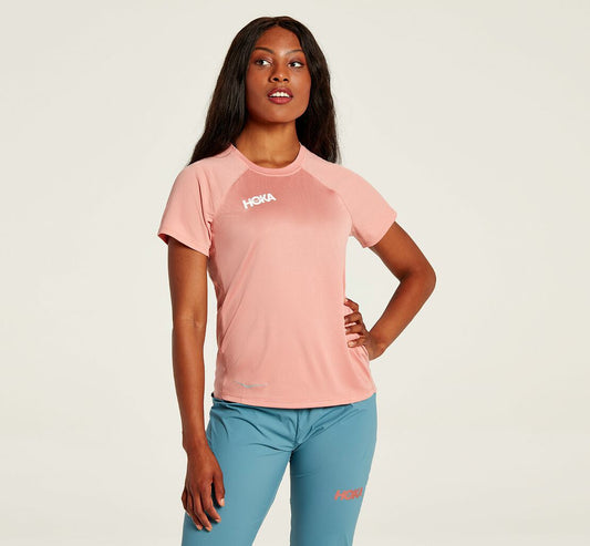 HOKA Rosette - Women's Performance Short Sleeve