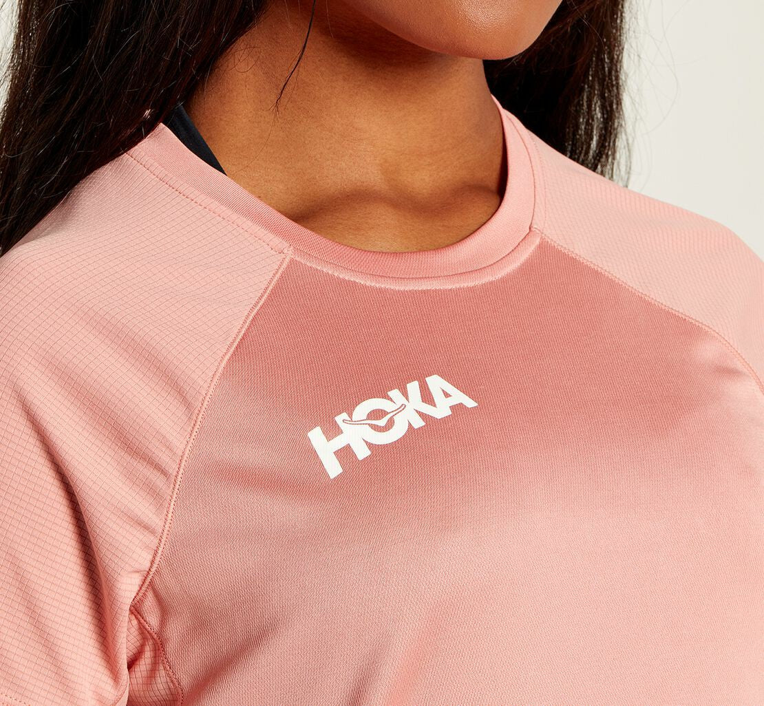 HOKA Rosette - Women's Performance Short Sleeve