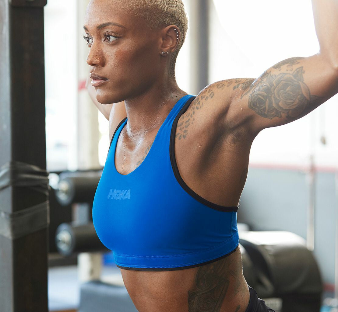 HOKA Imperial Blue - Women's Performance Sports Bra