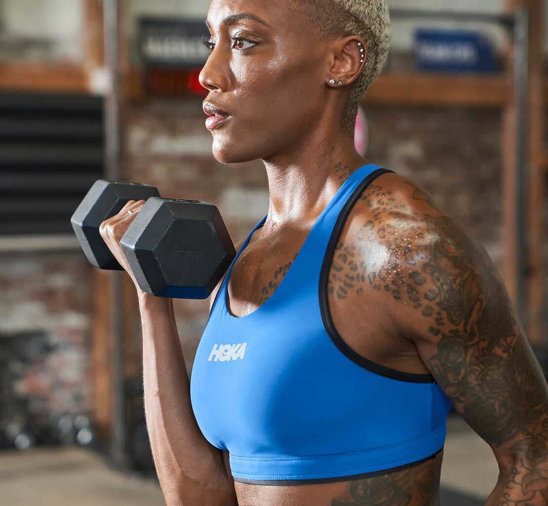 HOKA Imperial Blue - Women's Performance Sports Bra