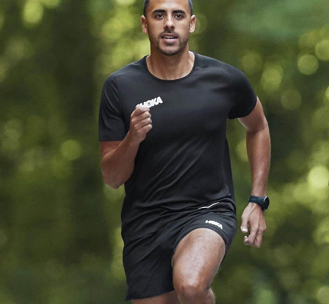 HOKA Black - Men's Performance Short Sleeve