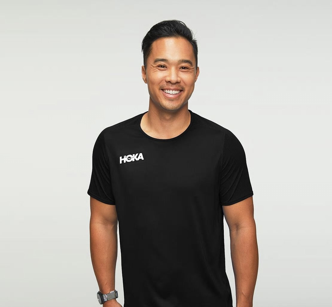 HOKA Black - Men's Performance Short Sleeve
