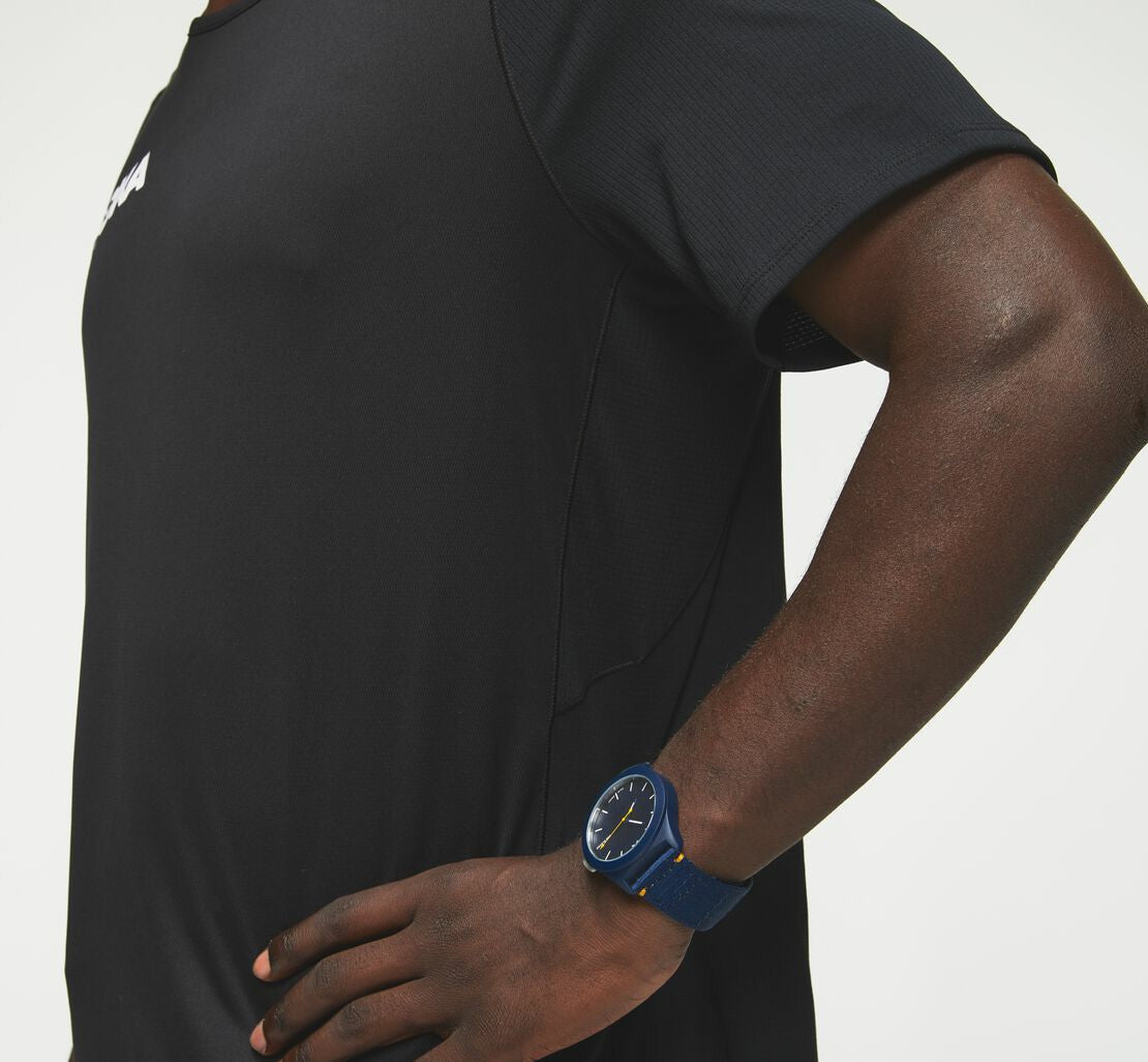 HOKA Black - Men's Performance Short Sleeve