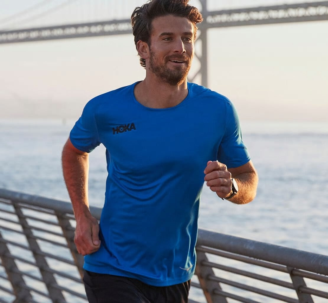HOKA Imperial Blue - Men's Performance Short Sleeve