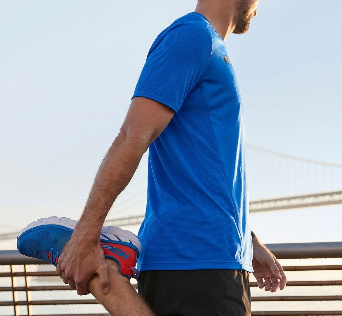 HOKA Imperial Blue - Men's Performance Short Sleeve