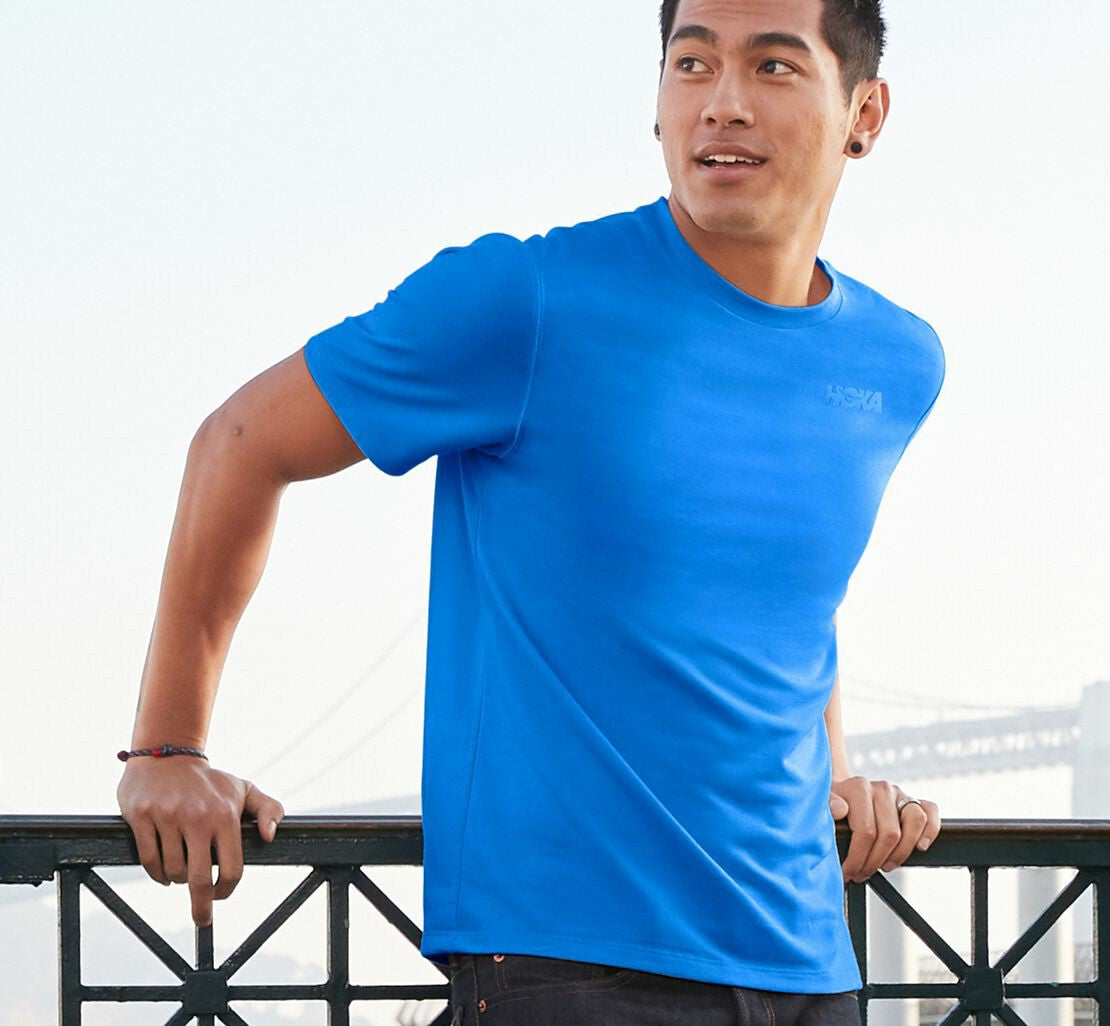 HOKA Imperial Blue - Men's Lifestyle Tee