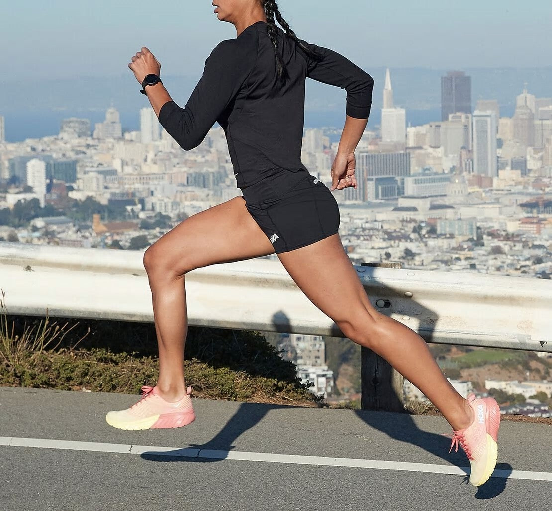 HOKA Black - Women's Performance Knit 3" Short