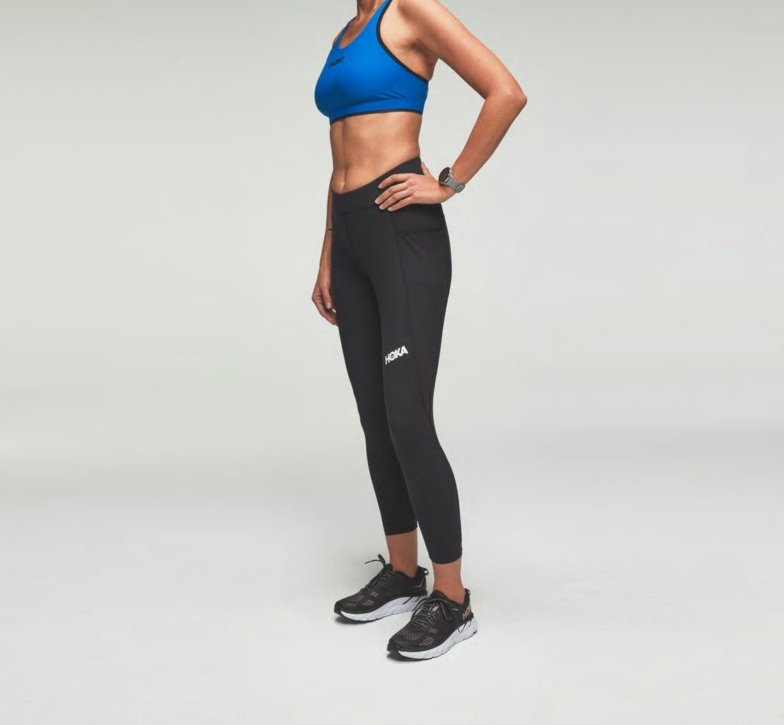 HOKA Black - Women's Performance Crop Tight
