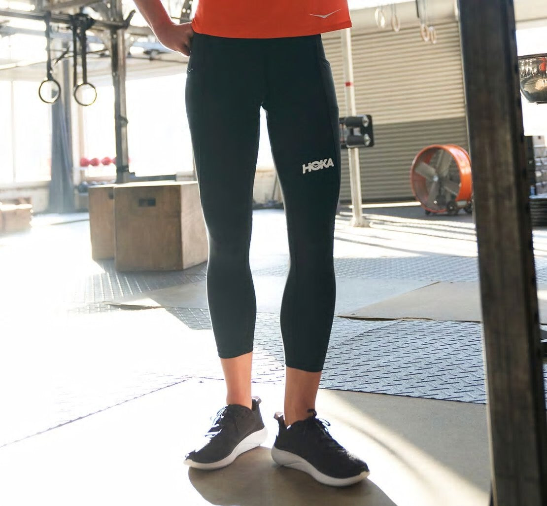 HOKA Black - Women's Performance Crop Tight