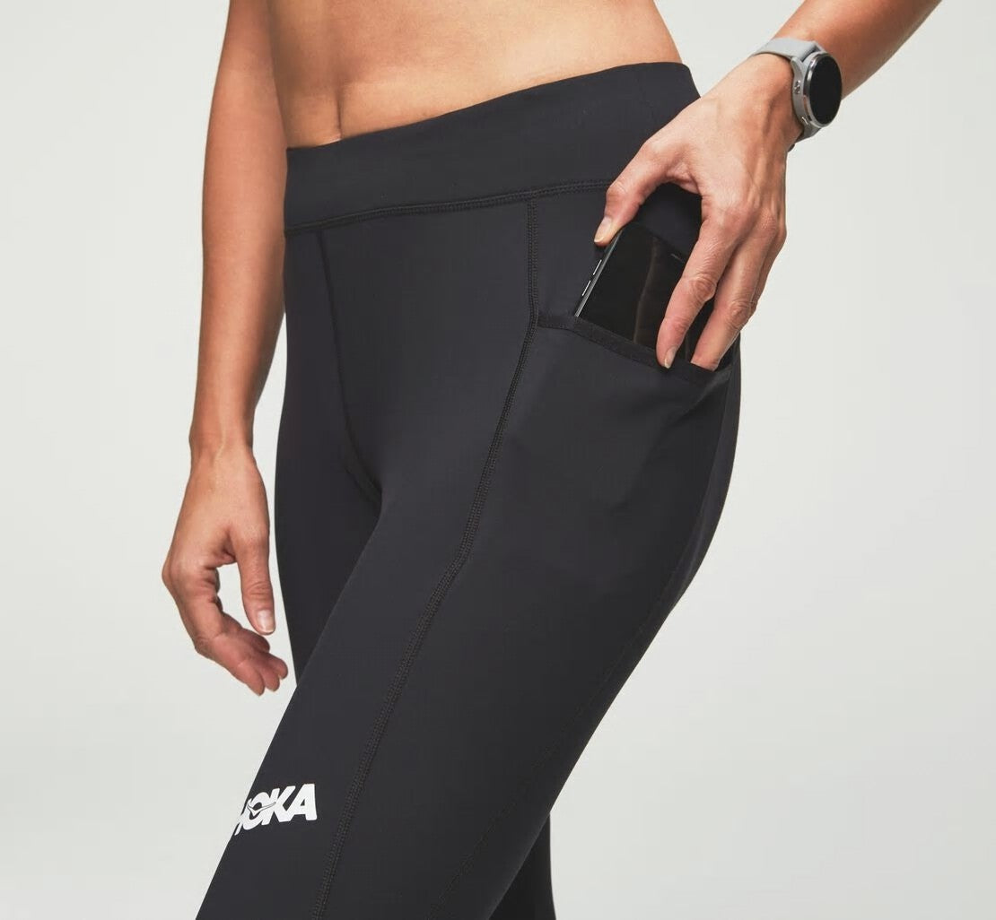 HOKA Black - Women's Performance Crop Tight