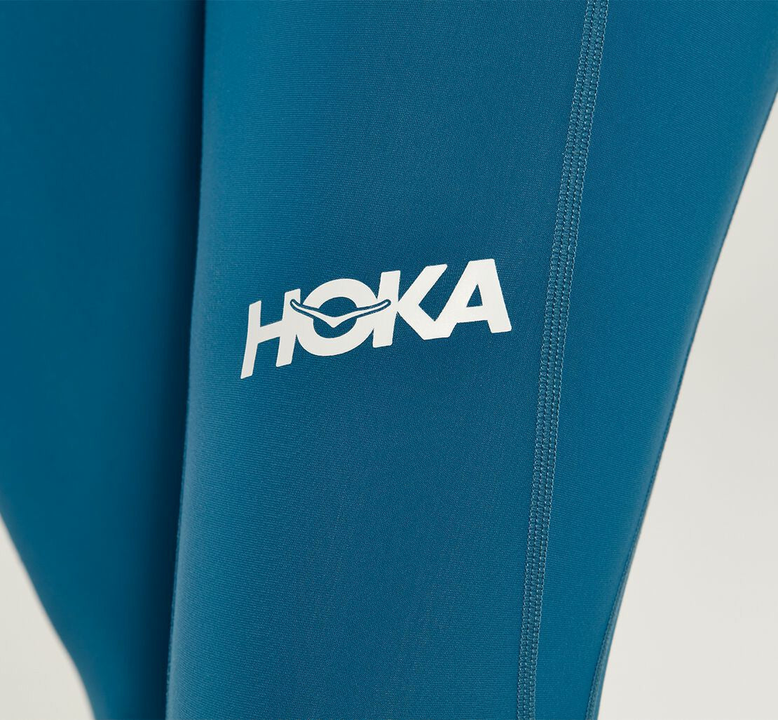 HOKA Moroccan Blue - Women's Performance Crop Tight