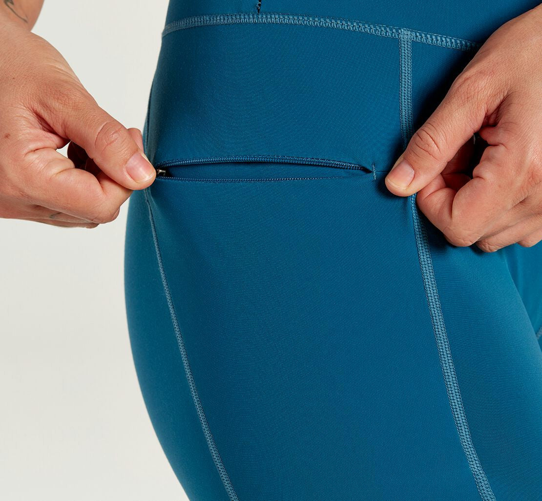 HOKA Moroccan Blue - Women's Performance Crop Tight