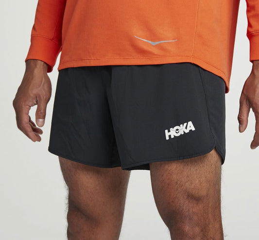 HOKA Black - Men's Performance Woven 5" Short