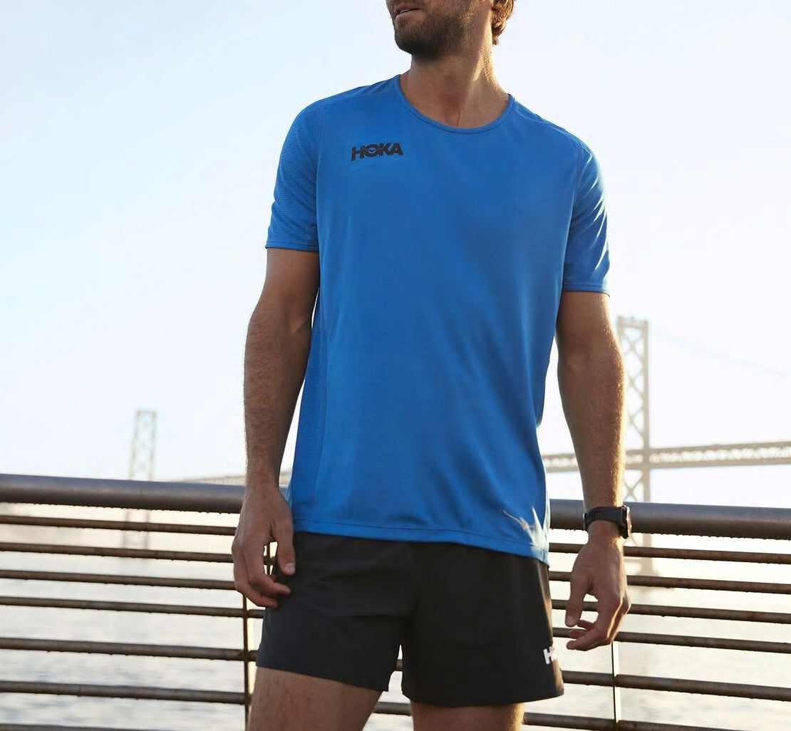 HOKA Black - Men's Performance Woven 5" Short