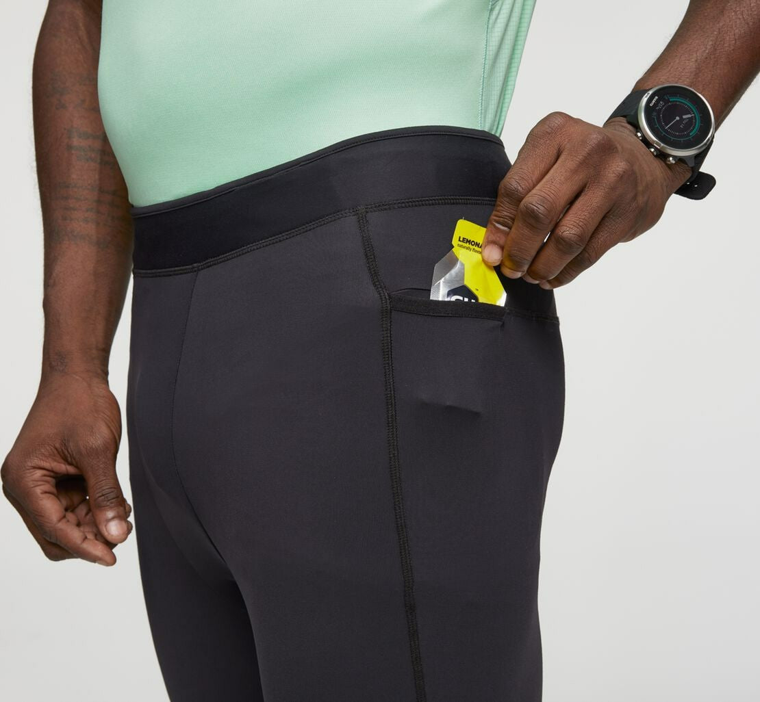 HOKA Black - Men's Performance Full Length Tight