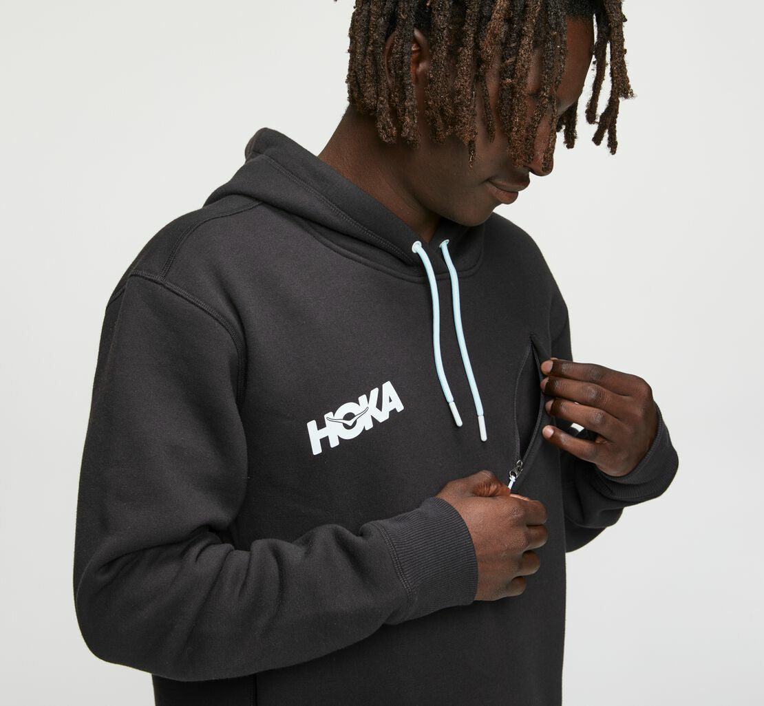HOKA Black - Men's Hoodie