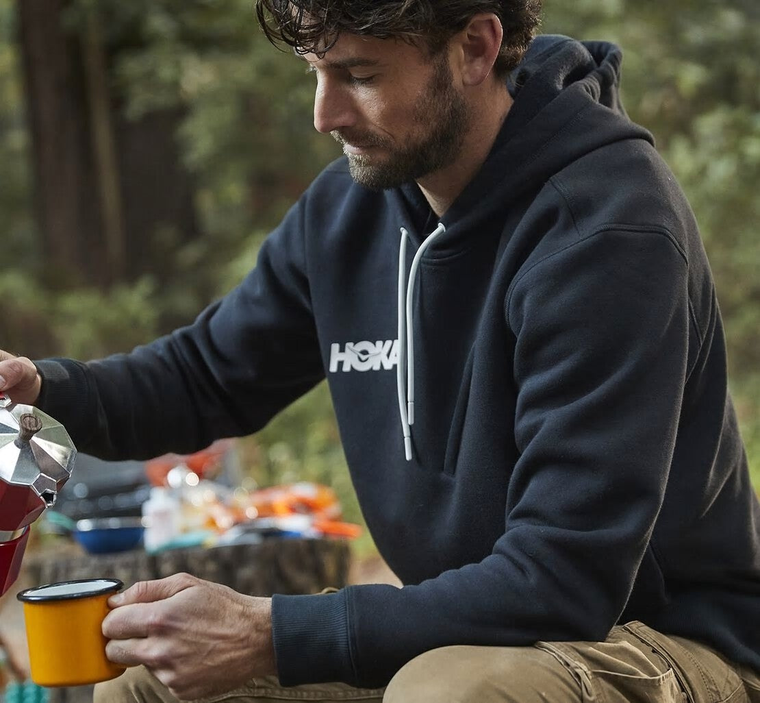 HOKA Black - Men's Hoodie