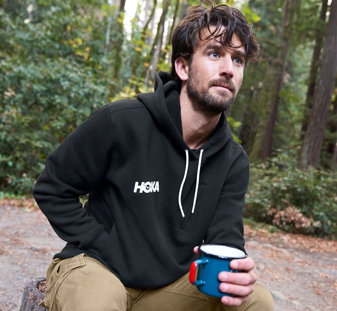 HOKA Black - Men's Hoodie