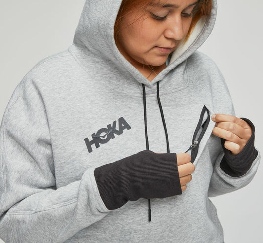 HOKA Heather Grey - Women's Hoodie
