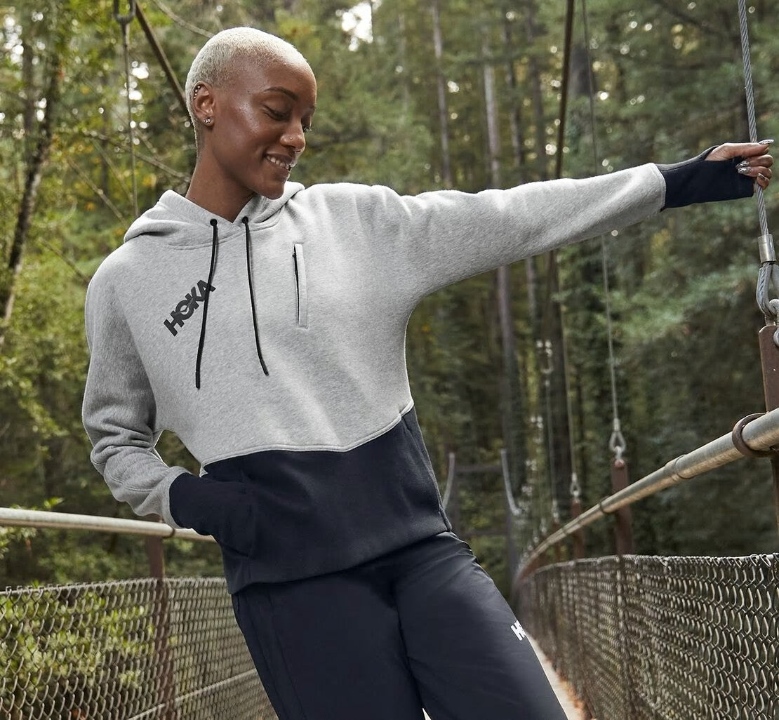 HOKA Heather Grey - Women's Hoodie