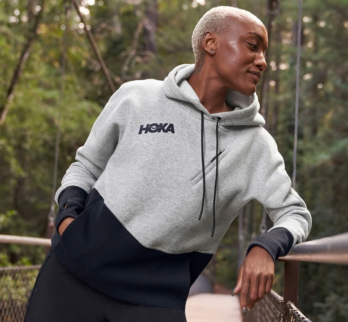 HOKA Heather Grey - Women's Hoodie