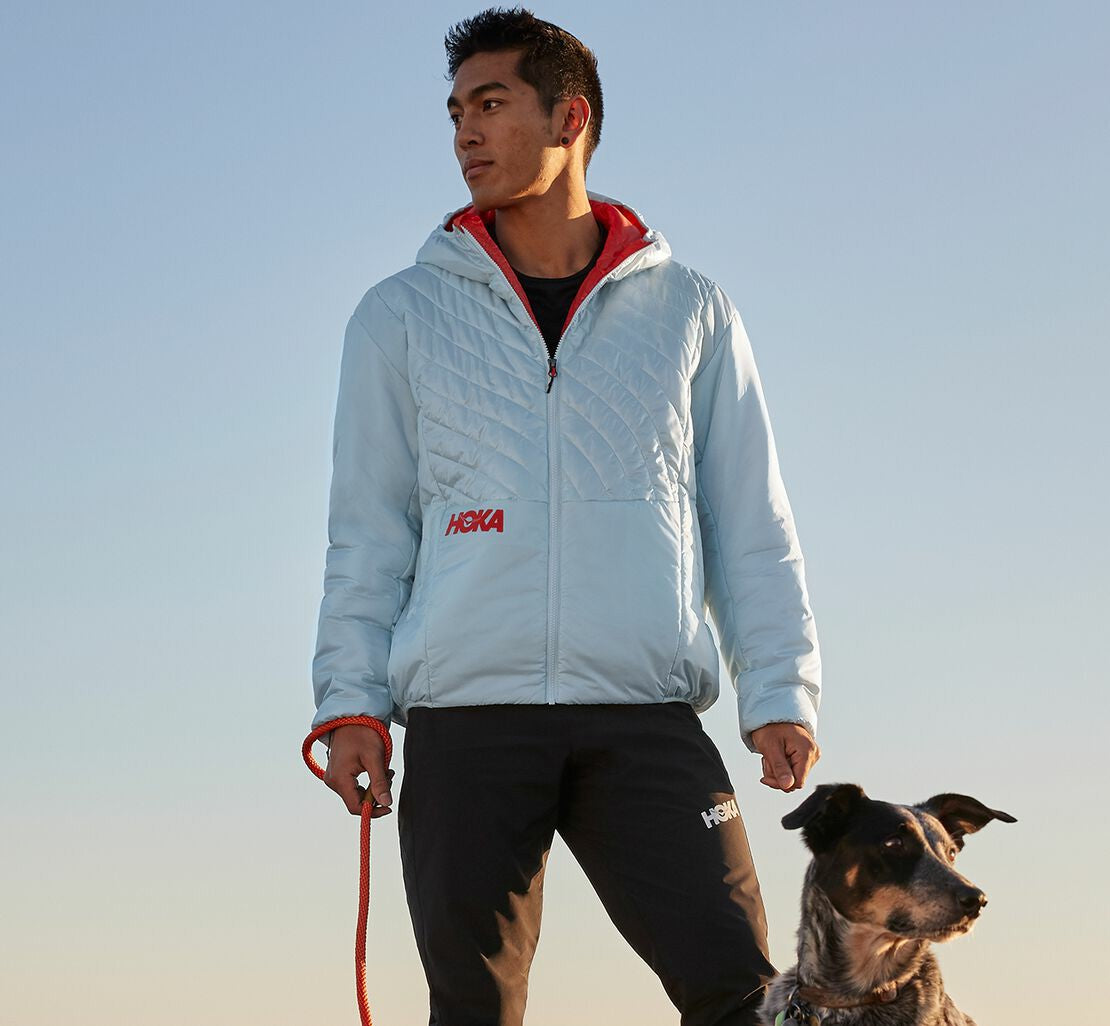 HOKA Wan Blue - All Gender Puffy Jacket