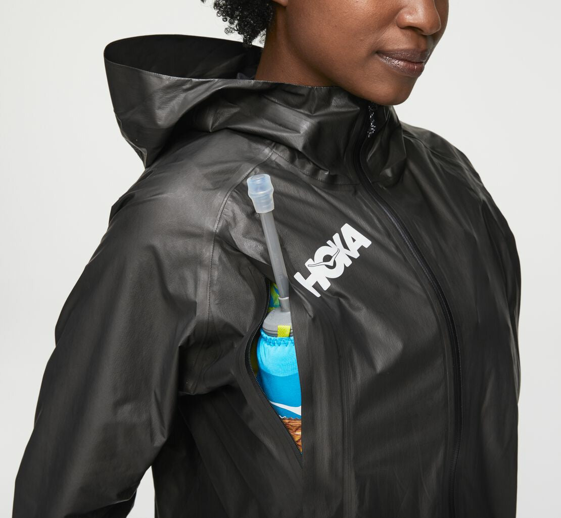 HOKA Black - Women's GORE-TEX Shakedry™ Run Jacket