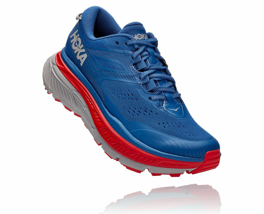 HOKA Dark Blue / High Risk Red - Men's Stinson Atr 6