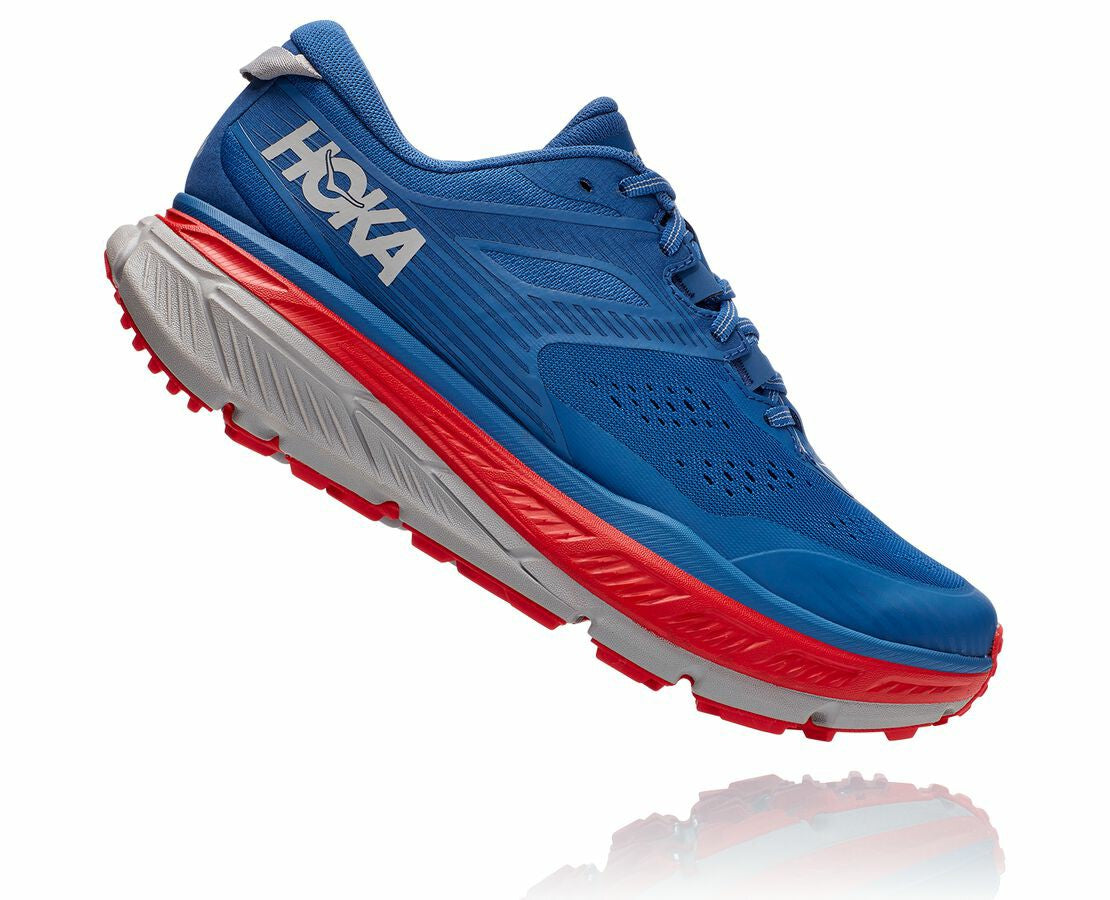 HOKA Dark Blue / High Risk Red - Men's Stinson Atr 6