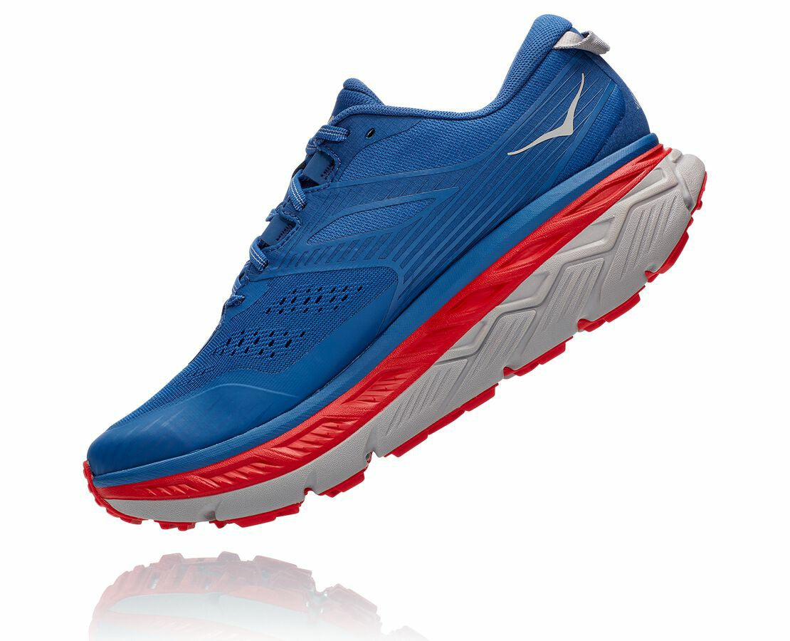HOKA Dark Blue / High Risk Red - Men's Stinson Atr 6