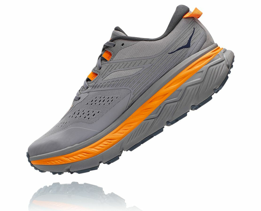 HOKA Frost Gray / Bright Marigold - Men's Stinson Atr 6