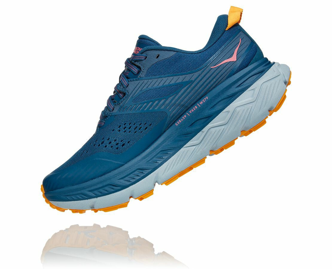 HOKA Moroccan Blue / Saffron - Women's Stinson Atr 6