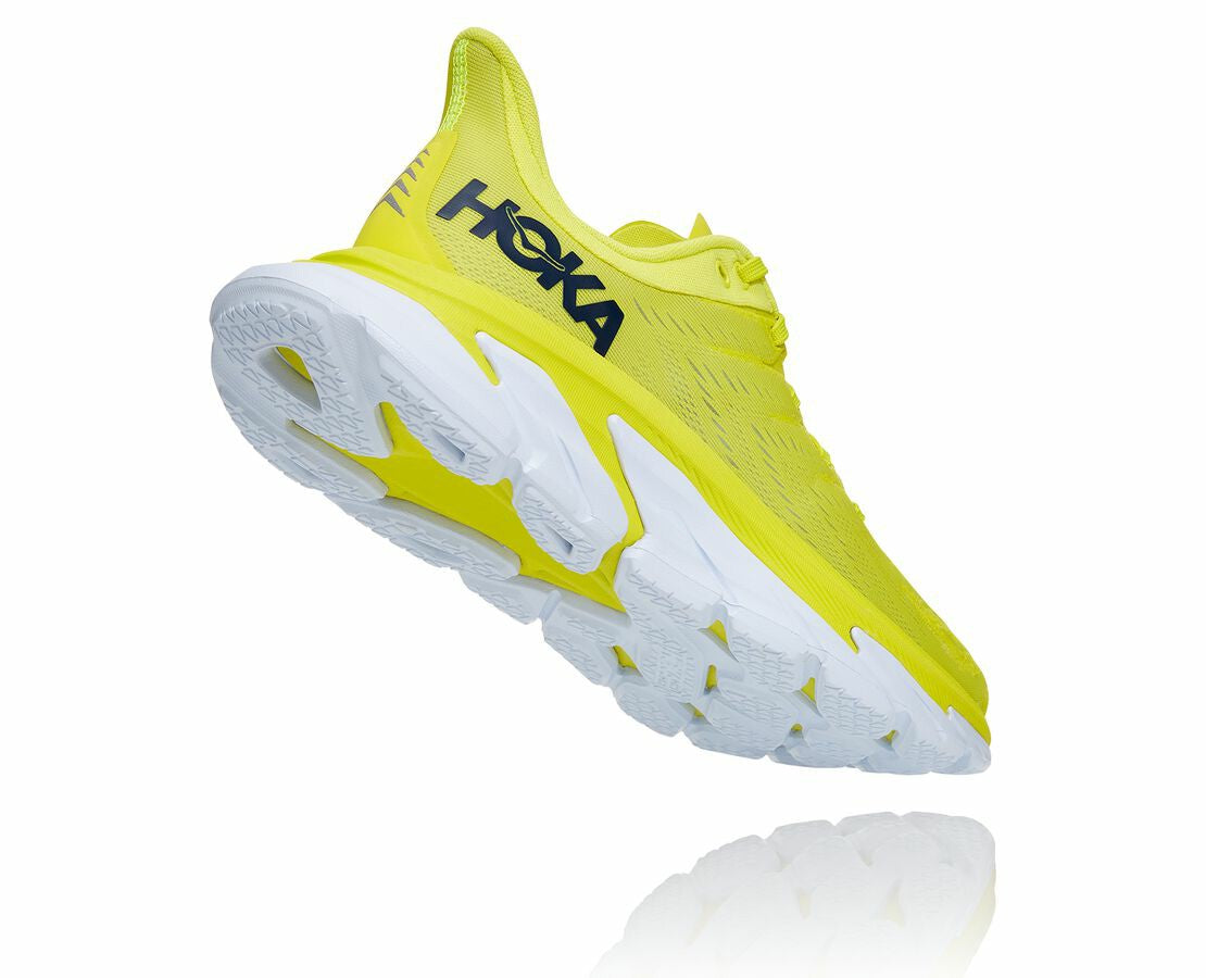 HOKA Citrus / White - Men's Clifton Edge