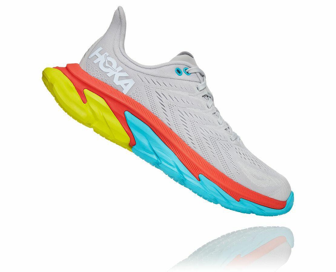 HOKA Lunar Rock / White - Men's Clifton Edge