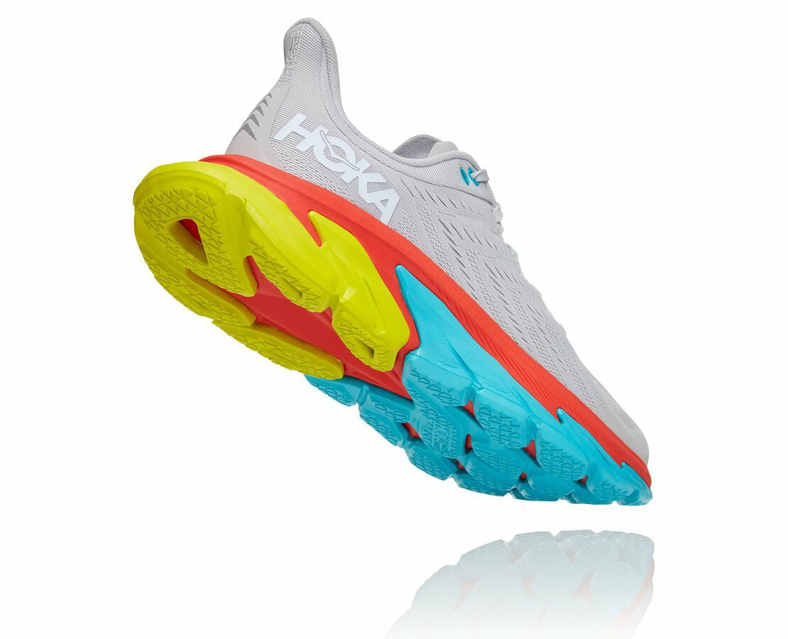 HOKA Lunar Rock / White - Men's Clifton Edge