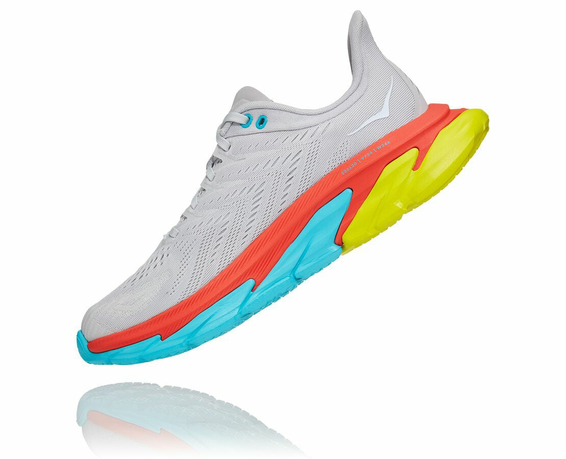 HOKA Lunar Rock / White - Men's Clifton Edge