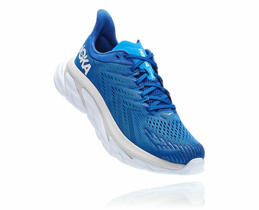 HOKA Turkish Sea / White - Men's Clifton Edge