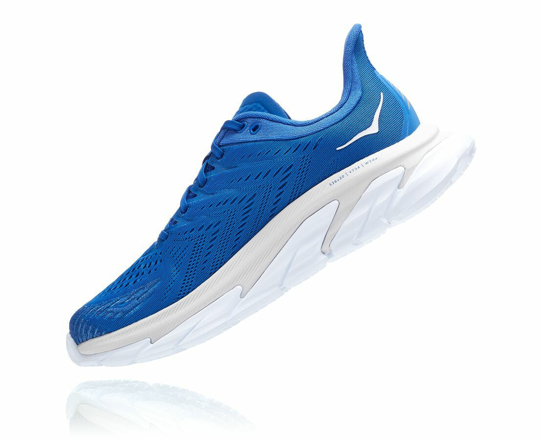 HOKA Turkish Sea / White - Men's Clifton Edge