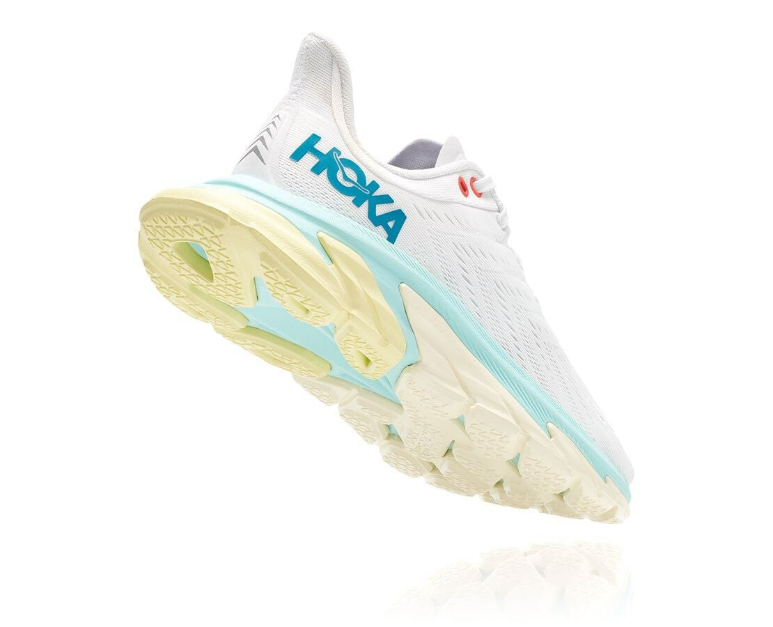 HOKA Blanc De Blanc / Blue Tint - Women's Clifton Edge