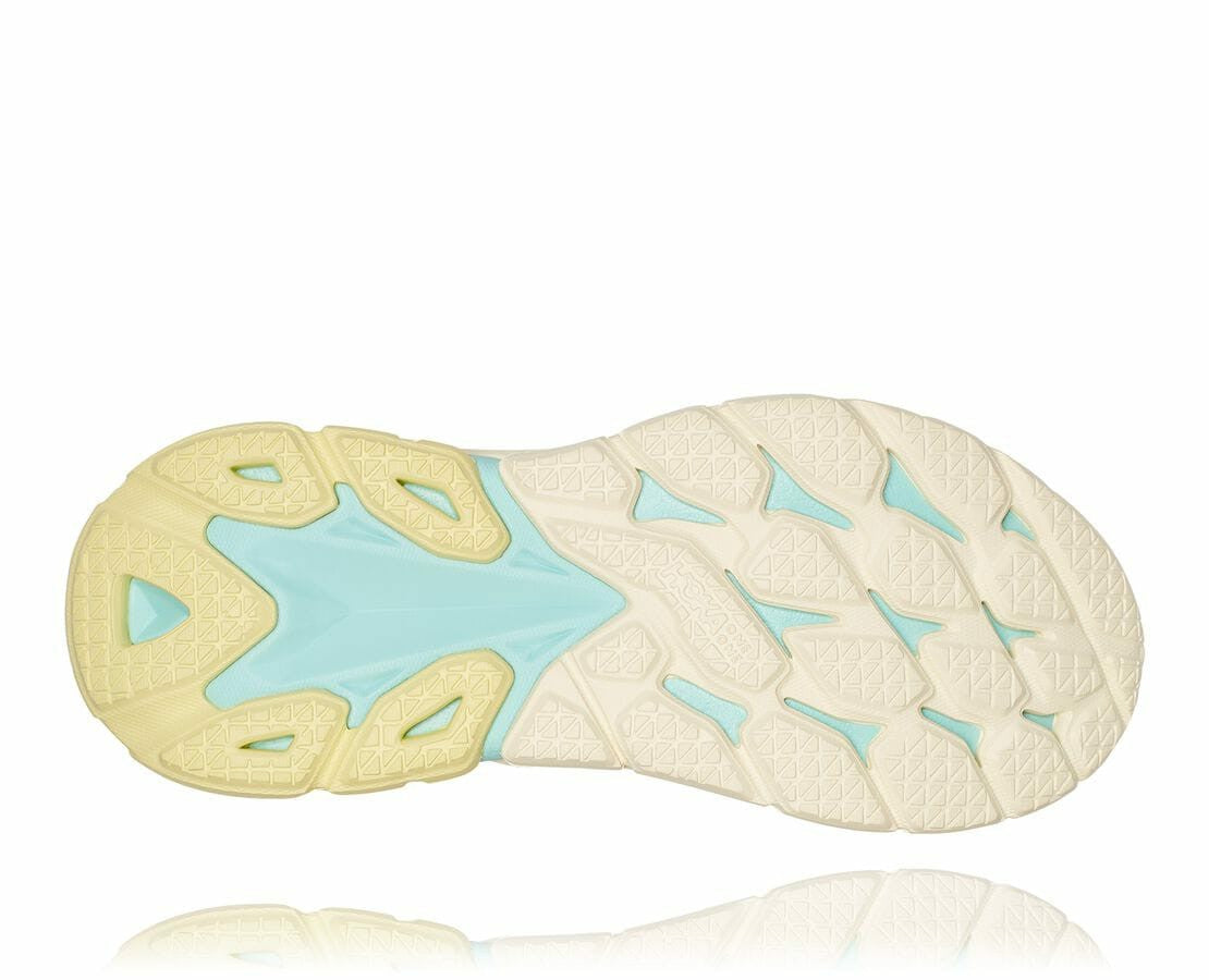 HOKA Blanc De Blanc / Blue Tint - Women's Clifton Edge