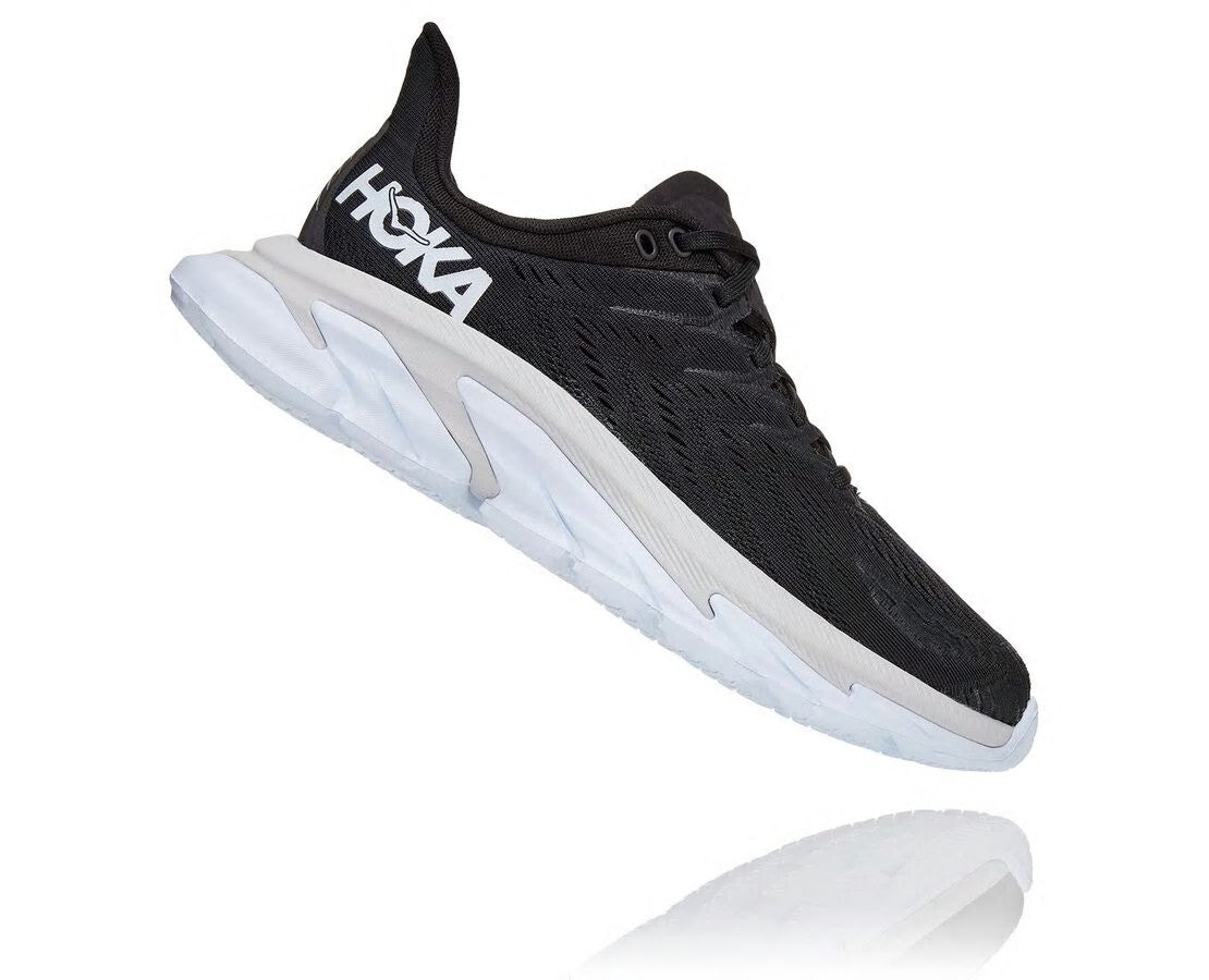 HOKA Black / White - Women's Clifton Edge