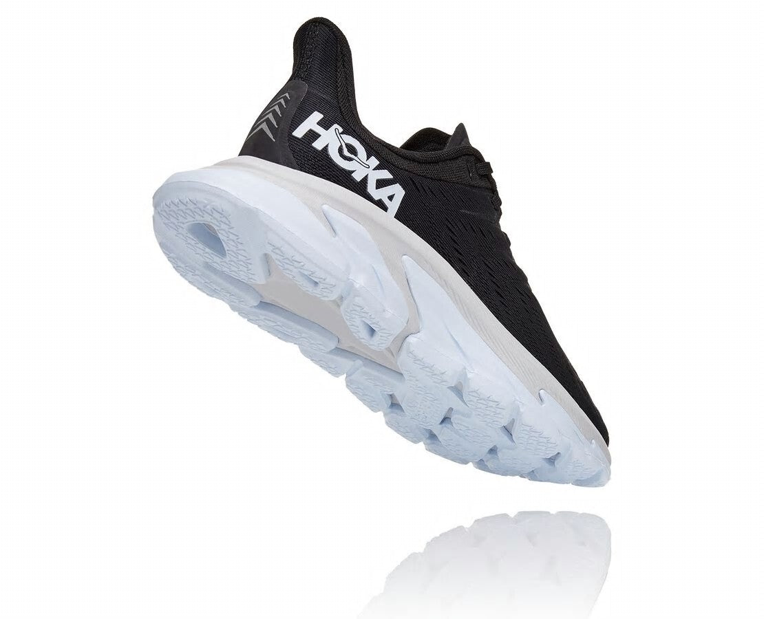 HOKA Black / White - Women's Clifton Edge
