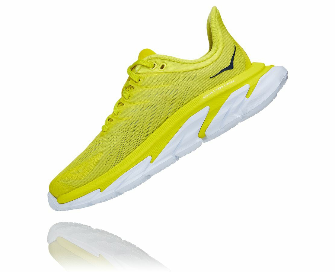 HOKA Citrus / White - Women's Clifton Edge
